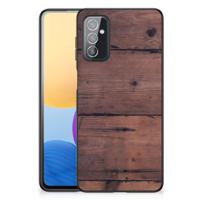 Samsung Galaxy M52 Houten Print Telefoonhoesje Old Wood