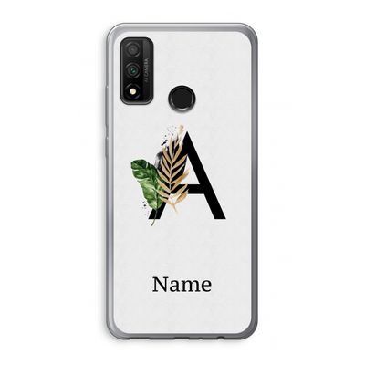Charcoal Flora: Huawei P Smart (2020) Transparant Hoesje