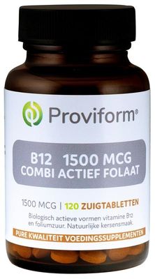 Vitamine B12 1500mcg combi actief folaat