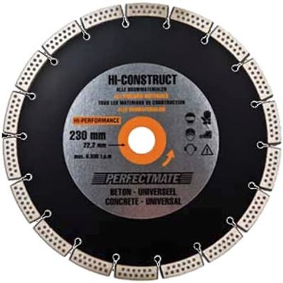 Perfectmate EPU0807 Diamantschijf | Beton en universeel | 125 mm - EPU0807
