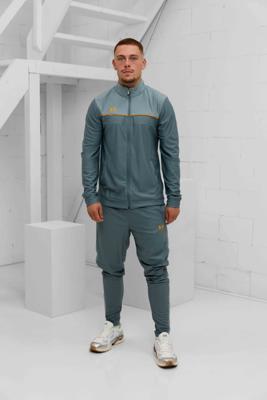 Under Armour Challenger Trainingspak Heren Blauw/Oranje - Maat S - Kleur: BlauwOranje | Soccerfanshop