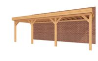 YARD Outdoor veranda SUBLIME Plat dak - 750x300 cm- Plat dak- - YARD Outdoor