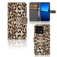 Xiaomi 13 Telefoonhoesje met Pasjes Leopard