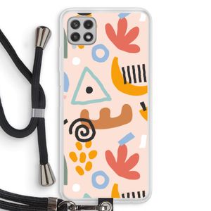 Abstract: Samsung Galaxy A22 4G Transparant Hoesje met koord