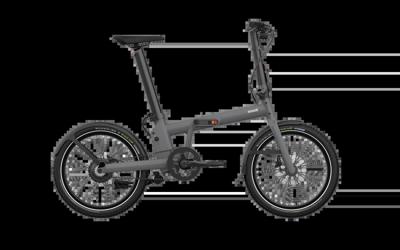 Eovolt elektrische vouwfiets afternoon pro 20 v1 grijs