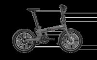 Eovolt elektrische vouwfiets afternoon pro 20 v1 grijs Eovolt elektrische vouwfiets afternoon pro 20 v1 grijs