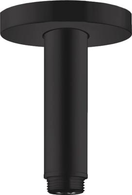 Hansgrohe plafondbevestiging S 100 mm, mat zwart