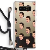 Ugly Cry Call: Samsung Galaxy Note 8 Transparant Hoesje met koord