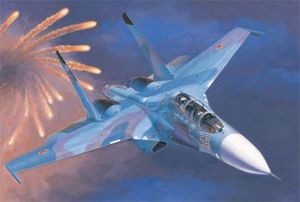 Trumpeter 1/72 Russian Su-27UB Flanker C Fighter