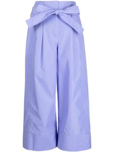 3.1 Phillip Lim pantalon court à détails de plis - Violet