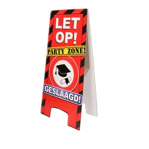 Waarschuwingsbord geslaagd