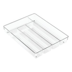 iDesign - Lade Organizer, 5 Vakken, 27.2 x 34.8 x 5.1 cm, Kunststof, Transparant - iDesign Linus