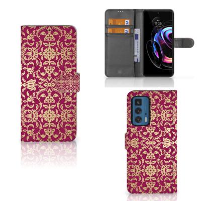 Wallet Case Motorola Edge 20 Pro Barok Pink