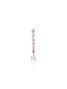 Anita Ko boucle d'oreille en or rose 18ct sertie de diamants