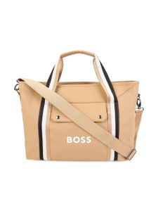 BOSS Kidswear logo-debossed changing bag - Tons neutres