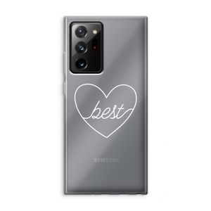 Best heart pastel: Samsung Galaxy Note 20 Ultra / Note 20 Ultra 5G Transparant Hoesje