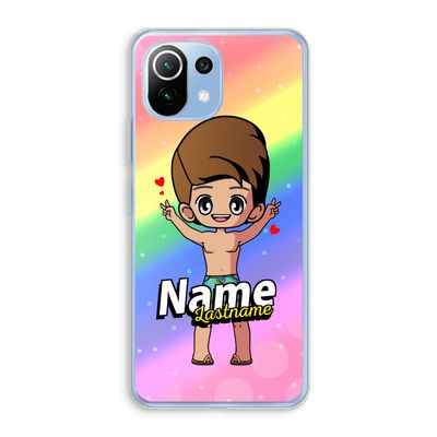 Chibi Maker man: Xiaomi Mi 11 Lite Transparant Hoesje