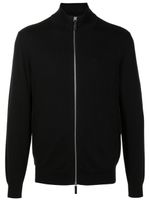 Armani Exchange zip-up knitted jacket - Noir