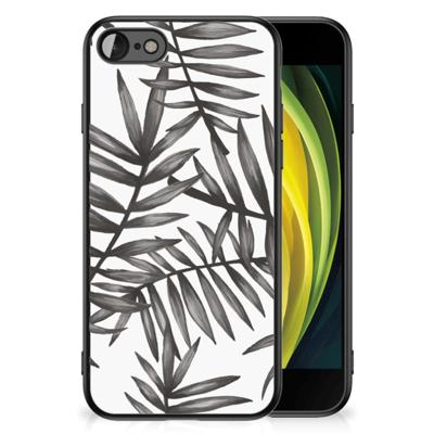 iPhone SE 2022 | SE 2020 | 7/8 Bloemen Hoesje Leaves Grey