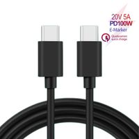 USB 2.0 USB-C to USB-C Cable, 200CM 100W 5A - thumbnail