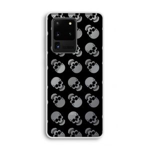 Musketon Skulls: Samsung Galaxy S20 Ultra Transparant Hoesje
