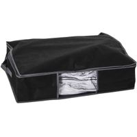 Dekbed/kussen opberghoes zwart met vacuumzak 60 x 45 x 15 cm
