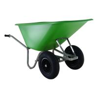 Altrad Kruiwagen forza 165l hdpe bak groen 2 luchtbandwiel