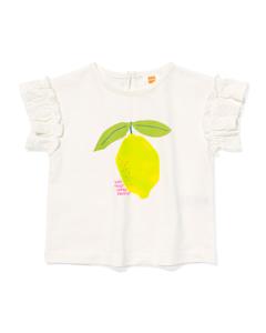 HEMA Baby T-shirt Citroen Gebroken Wit (gebroken wit)