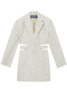 Jacquemus robe courte La Robe Bari - Tons neutres