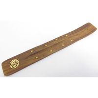 Wierookhouder houten plankje Ohm   -