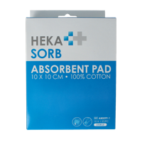 Absorberend verband 10x10cm steriel 10 Stuks