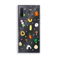 Happy bento friends: Samsung Galaxy Note 10 Plus Transparant Hoesje