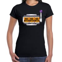 Good / bad witch halloween verkleed t-shirt heks zwart voor dames - thumbnail