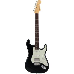 Fender Made in Japan Hybrid II Stratocaster HSS RW Black elektrische gitaar met gigbag