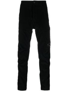 C.P. Company pantalon en velours côtelé à poches cargo - Noir