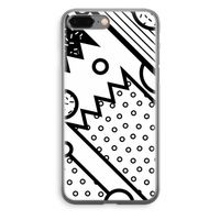Pop Art #4: iPhone 8 Plus Transparant Hoesje