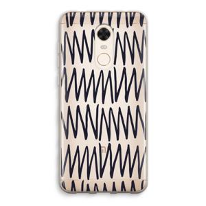 Marrakech Zigzag: Xiaomi Redmi 5 Transparant Hoesje