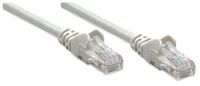 Intellinet 318228 RJ45 Netwerkkabel, patchkabel CAT 5e U/UTP 0.50 m Grijs 1 stuk(s) - thumbnail