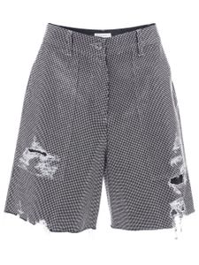 JW Anderson short en coton à détails de clous - Gris