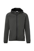 Hakro 863 Hooded tec jacket Indiana - Mottled Anthracite - M