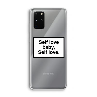 Self love: Samsung Galaxy S20 Plus Transparant Hoesje