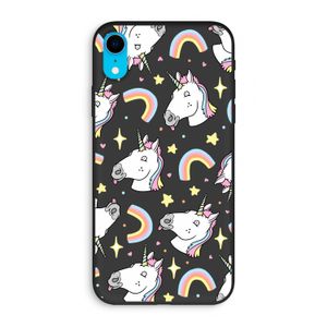 Rainbow Unicorn: iPhone XR Biologisch afbreekbaar hoesje