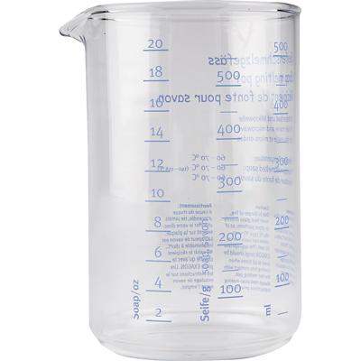 Zeep smeltpan van glas, 500 ml, 1 stuk
