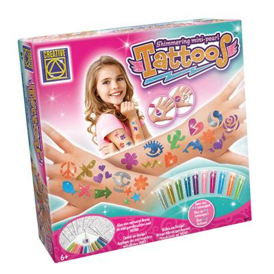 Glitter tattoos set