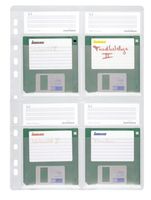 Durable Diskette-ordnerhoes 4 diskettes 3,5 inch Transparant 5 stuk(s) 524319