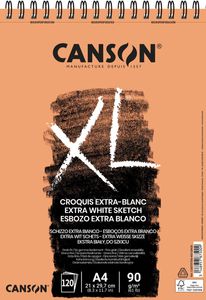 Canson schetsblok XL Extra White ft 21 x 29,7 cm (A4)
