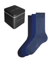 FALKE 3-paar heren sokken - Happy Box Cadeau - Katoenen heren kousen - Cadeauverpakking - Multipack