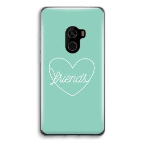 Friends heart pastel: Xiaomi Mi Mix 2 Transparant Hoesje