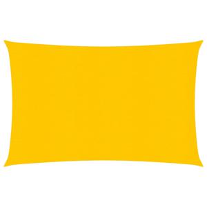 Zonnezeil 160 g/m rechthoekig 3,5x5 m HDPE geel