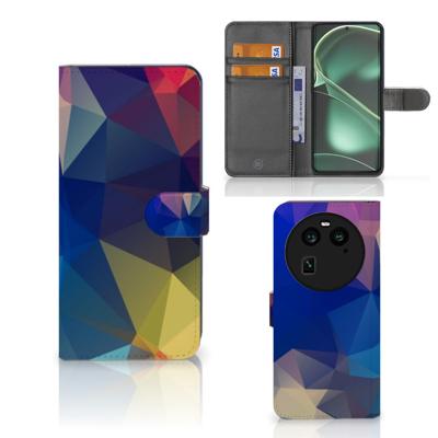 OPPO Find X6 | Book Case | Polygon Dark